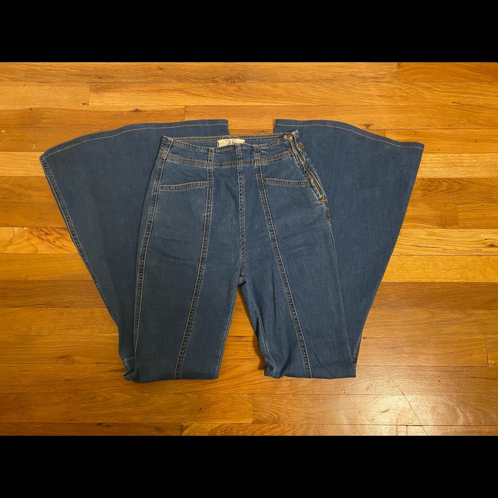 Free People Flare Bell Bottom Jeans